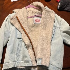 Levi's Light Blue Sherpa-Lined Jean Jacket